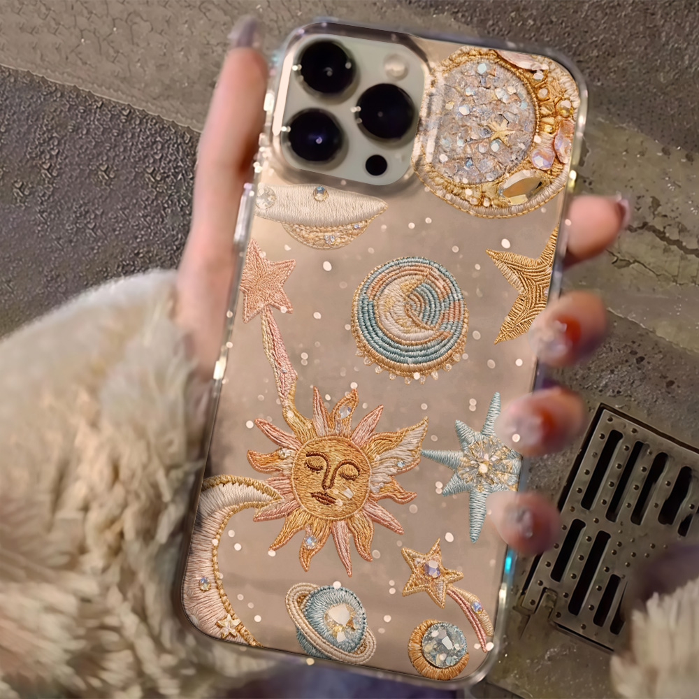 Creativity Stars Moon Clear Gl - đánh giá và giá Clear Shockproof Bumper Case