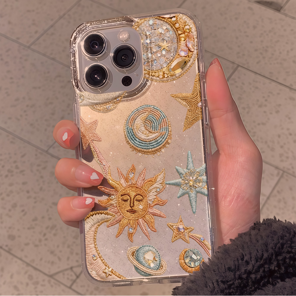 Creativity Stars Moon Clear Gl - đánh giá và giá Clear Shockproof Bumper Case