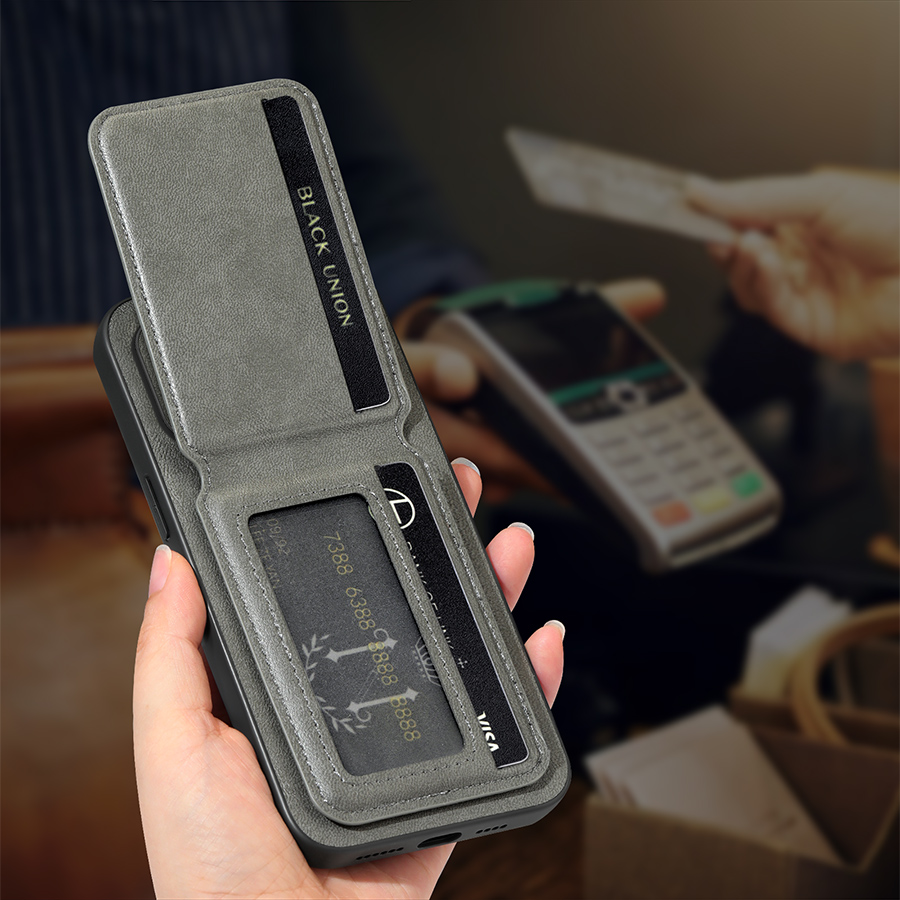 Wallet Card Holder Phone Case  - đánh giá và giá Leather Wallet Card Holder Phone Cover