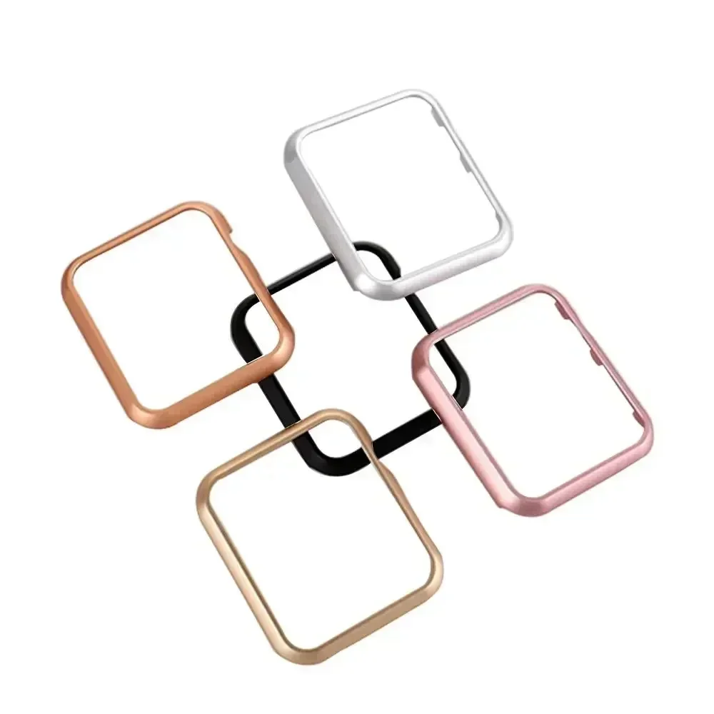 For iWatch SE Series 10 9 8 7  - đánh giá và giá Metal Bumper Aluminum Frame Case