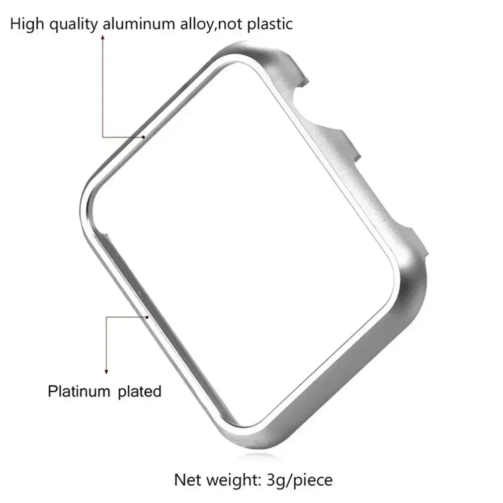 For iWatch SE Series 10 9 8 7  - đánh giá và giá Metal Bumper Aluminum Frame Case
