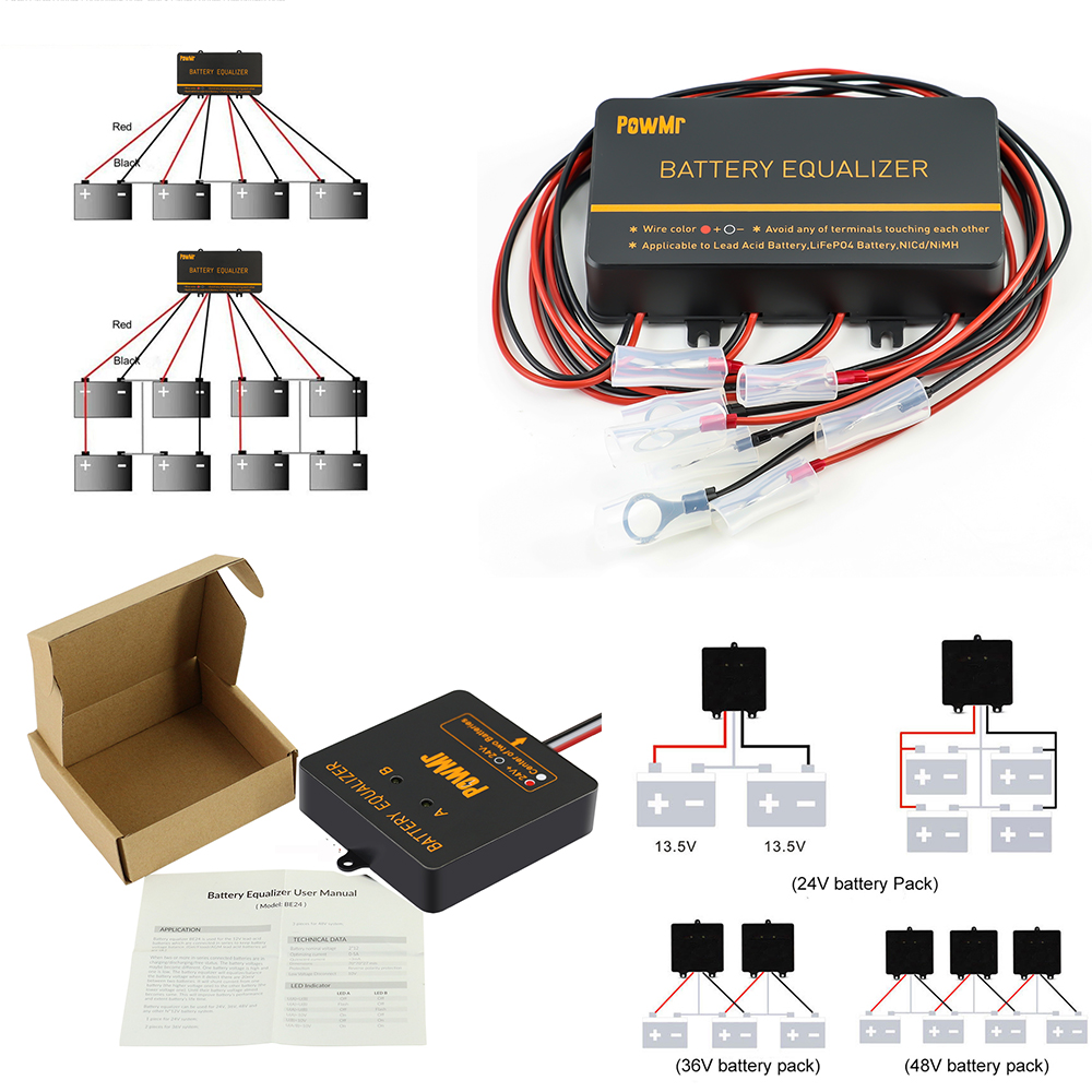 PowMr USA 24V 48V Battery Equa - đánh giá và giá Power Banks
