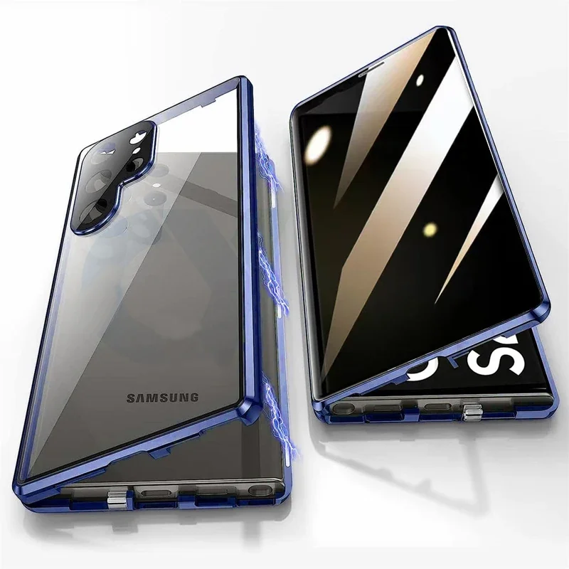 Metal Phone Case Double sided  - đánh giá và giá Anti Spy Privacy Glass Case