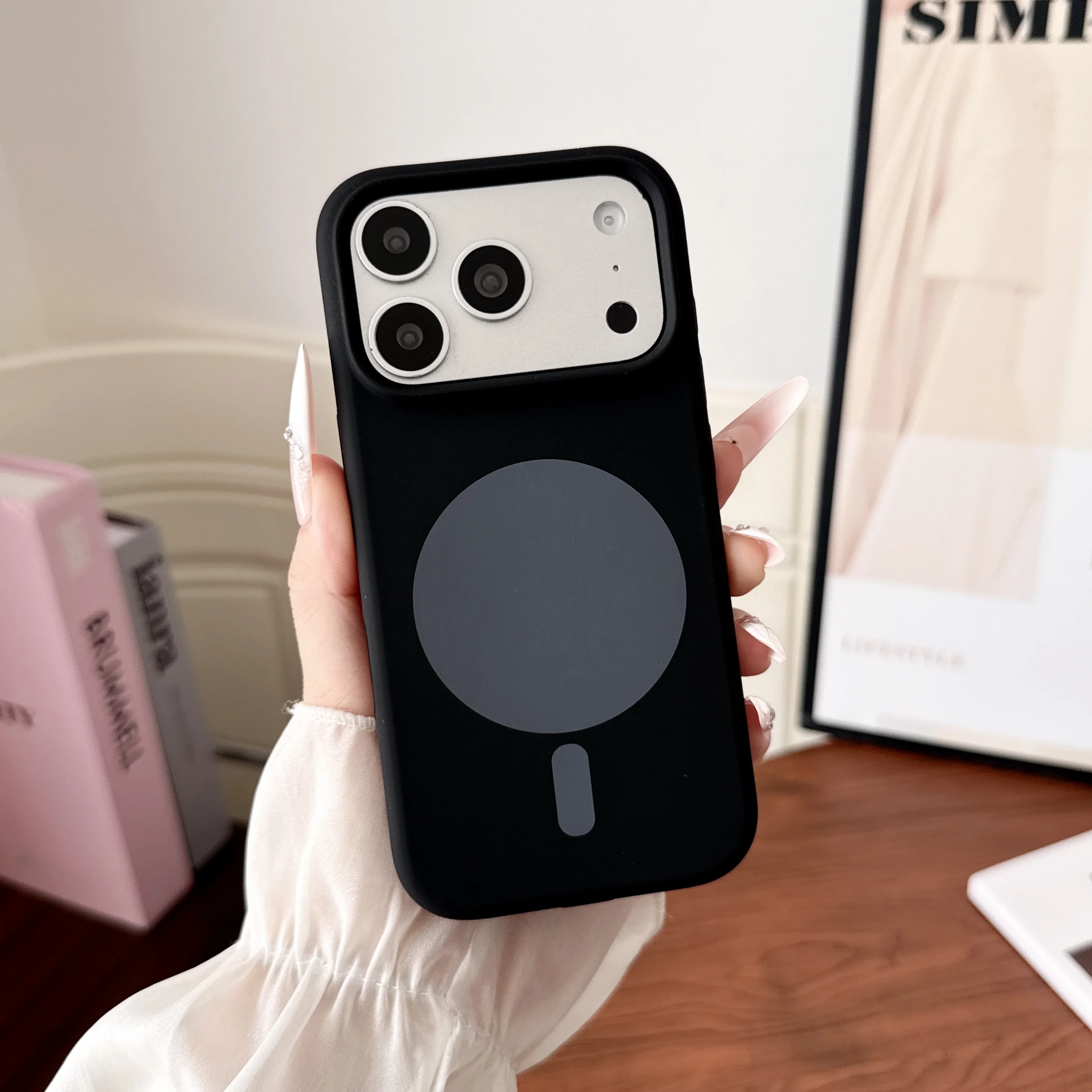 Fashion Magnetic Wireless Char - đánh giá và giá Liquid Silicone Magnetic Phone Case
