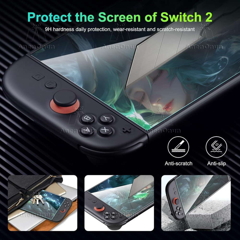 Switch 2 Anti-Blue Light Scree - đánh giá và giá Matte Anti Glare Screen Protector