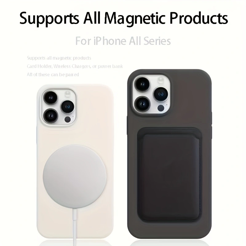 Solid Color Liquid Silicone Ma - đánh giá và giá Liquid Silicone Magnetic Phone Case
