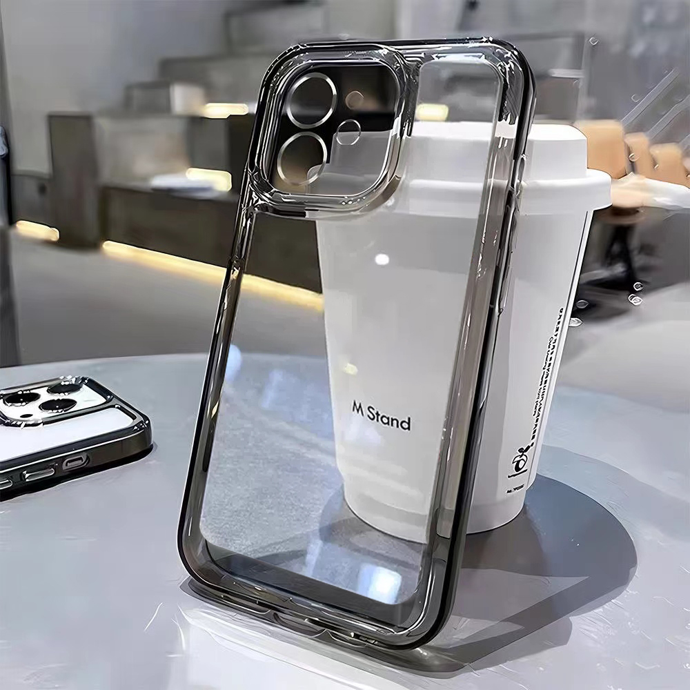 Luxury Phone Case For iPhone   - đánh giá và giá Clear Shockproof Bumper Case