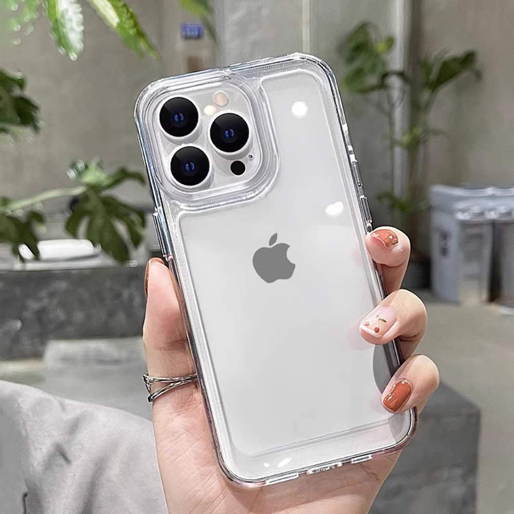 Luxury Phone Case For iPhone   - đánh giá và giá Clear Shockproof Bumper Case