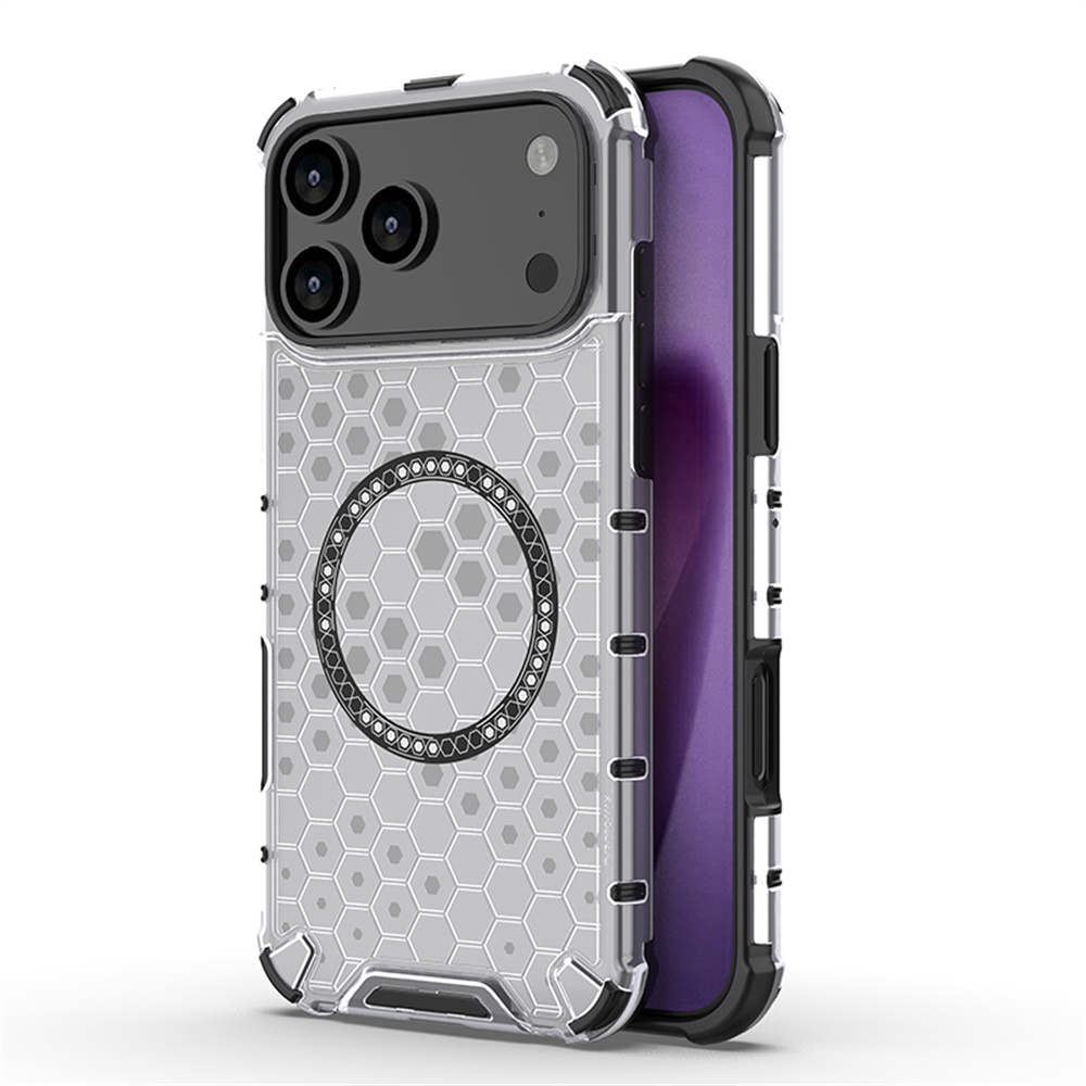 Luxury Clear Honeycomb Armour  - đánh giá và giá Clear Shockproof Bumper Case