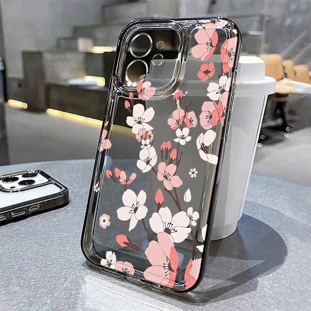 Mini Flower Phone Case For iPh - đánh giá và giá Clear Shockproof Bumper Case